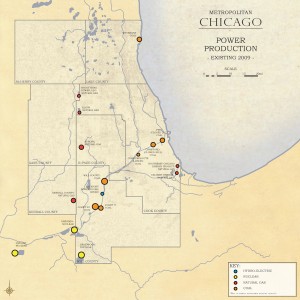 3.4-01-Metro Chicago existing Energy Production (2009)